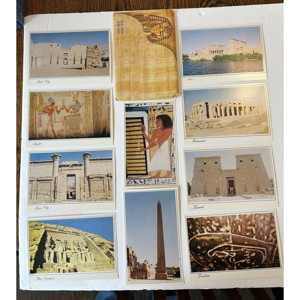 Egypt 2 Sets 10 Postcards Each Set (20) Unused Souvenirs